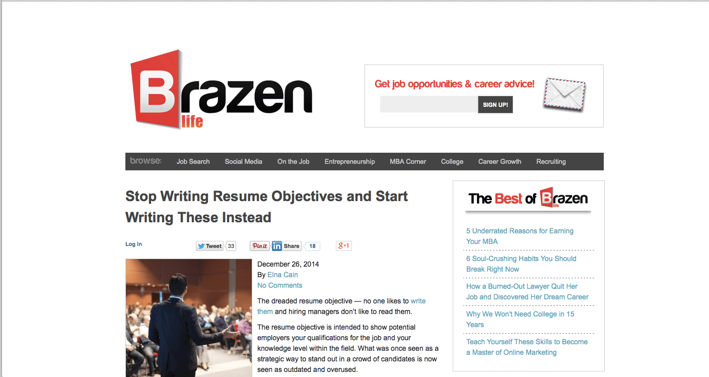 Stop Writing Resume Objectives and Start Writing These Instead