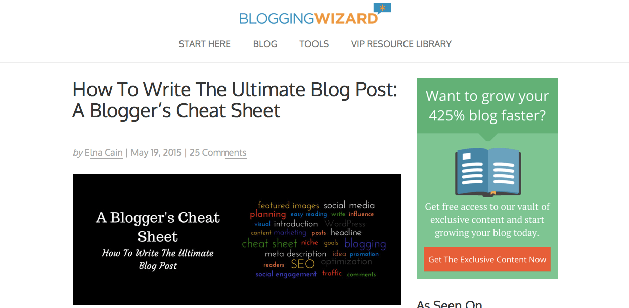 How To Write The Ultimate Blog Post: A Blogger’s Cheat Sheet
