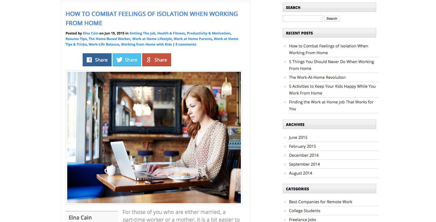 How to Combat Feelings of Isolation When Working From Home